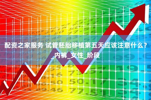 配资之家服务 试管胚胎移植第五天应该注意什么？_内裤_女性_阶段